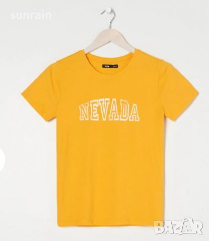 жълта тениска , снимка 2 - Тениски - 37344187