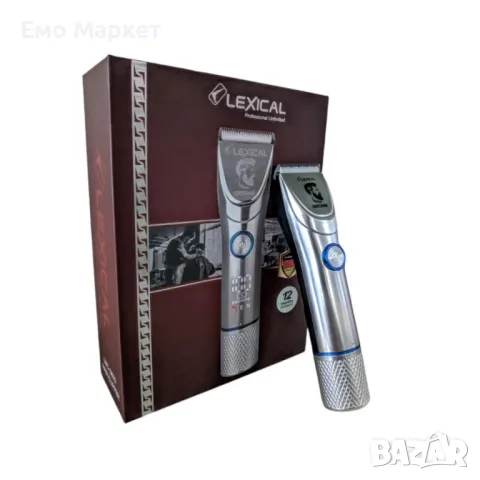 Акумулаторна машина Lexical LHC-5670 за коса и брада, 5W, 2200mAh, LCD дисплей, снимка 6 - Машинки за подстригване - 49394061