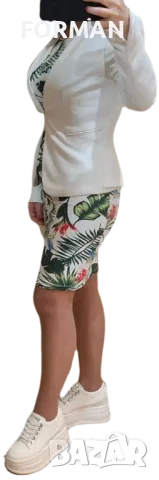 СТИЛНО и ЕЛЕГАНТНО бяло вталено сако, снимка 2 - Сака - 50072460