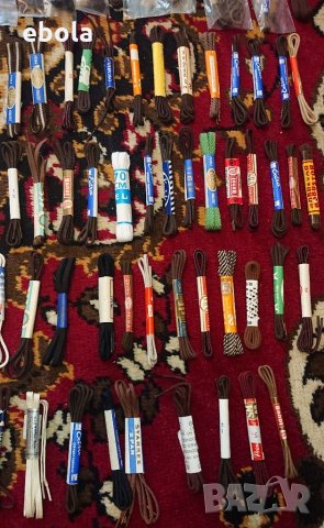 Връзки за обувки - около 250 бр. (чифта) , снимка 7 - Други - 29528247