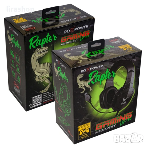 Промоция! НОВИ Геймърски слушалки Roxpower LH-30, снимка 2 - Слушалки за компютър - 54144001
