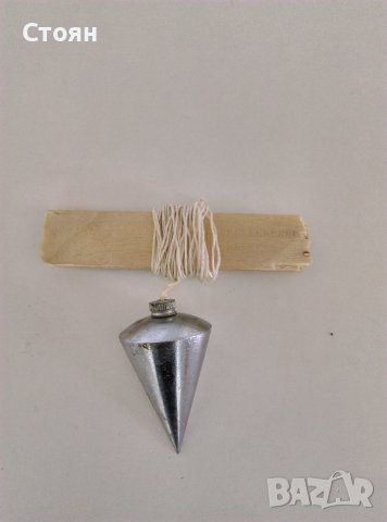 В.К части на кг.Зидарски отвес,Месингова дръжка., снимка 4 - Други инструменти - 36703115