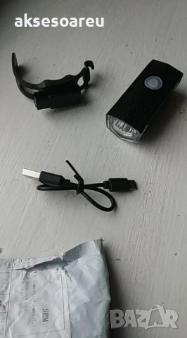 Предна акумулаторна светлина за велосипед USB MTB шосеен фар за планинско колоездене Фенер фар за ве, снимка 3 - Аксесоари за велосипеди - 38396391