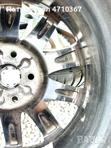 Оригинални 17ки от Mazda CX-5, 5x114.3 с гуми Ханкок 225/65, снимка 8 - Гуми и джанти - 55957638