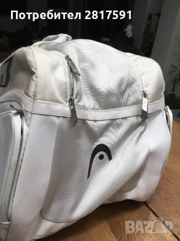 Тенис сак Head Speed, специална серия за Джокович 6R бял, снимка 3 - Тенис - 49935980