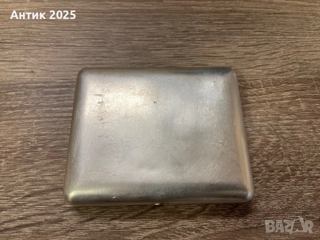 Старинен сребърен портсигар, проба 84, по мотиви от картината „Утро в боровата гора“, снимка 7 - Антикварни и старинни предмети - 52421167