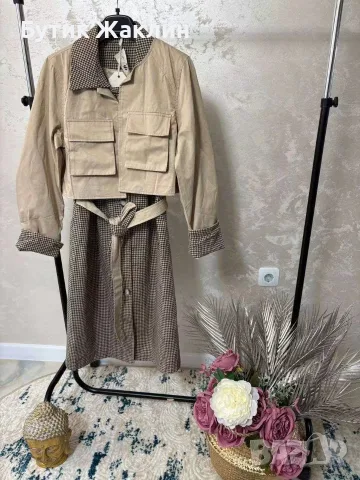 Екстравагантен модел тренч/рокля, снимка 2 - Други - 55808057