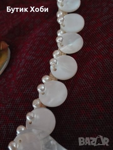 Антикварен комплект от седеф, снимка 3 - Антикварни и старинни предмети - 36874071