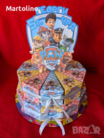 Картонена торта Пес патрул
