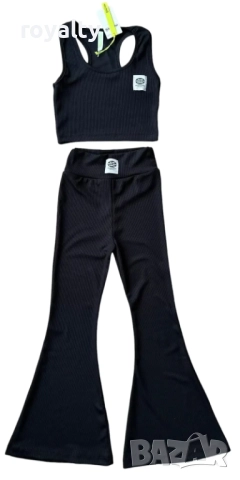 Детски комплект за момичета с клин чарлстон и бюстие