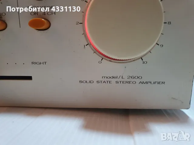 усилвател Solid state amp luxman 2600, снимка 4 - Ресийвъри, усилватели, смесителни пултове - 49874693