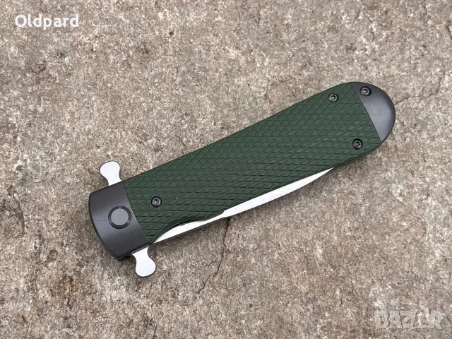 Сгъваем джобен нож GANZO ADIMANTI  SAMSON D2 G10 Green, снимка 5 - Ножове - 56223742