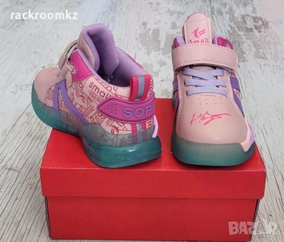Хит модел детски кецове с лепенка в атрактивни цветове Z-99A pink, снимка 2 - Детски обувки - 37904447