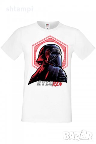 Мъжка тениска Star Wars kylo ren,Междузвездни войни,Филм,Изненада,Подарък,Повод,