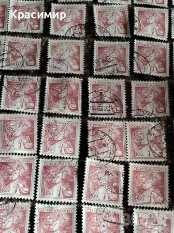 Винтидж ПОЩЕНСКИ марки Чехословакия 90 бр. , снимка 5 - Филателия - 53173880