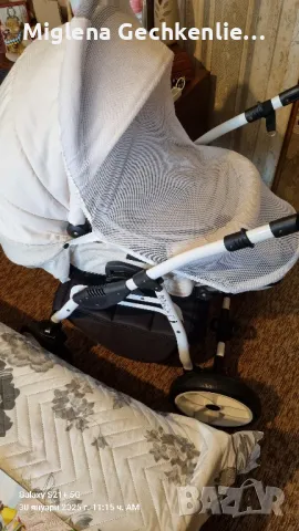 Комбинирана Количка BABY MERC ZIPP, снимка 4 - Детски колички - 48949832