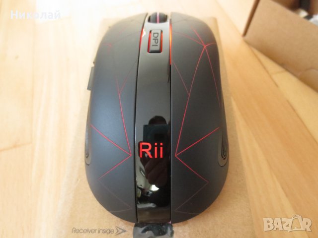 Rii мишка, снимка 9 - Клавиатури и мишки - 39028676