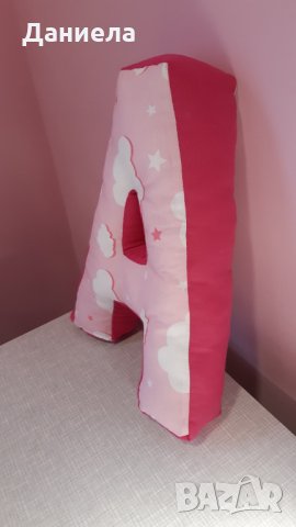 Букви възглавнички от плат , снимка 10 - Други - 28372706