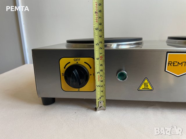 Електрически котлон с 2 кръгли плочи Ф 19см (3,2 kW)-Турска, снимка 5 - Обзавеждане за заведение - 40202551