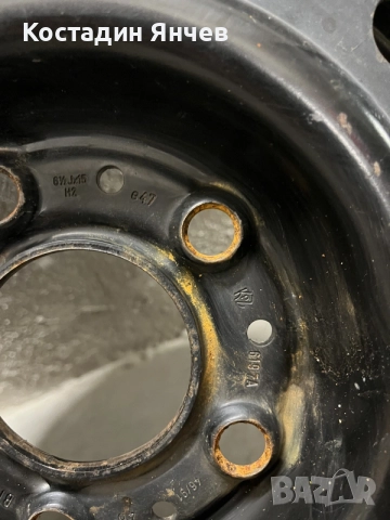 Комплект железни джанти BMW e36, снимка 5 - Гуми и джанти - 55901468