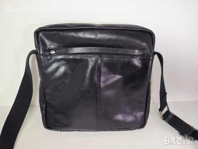 STRELLSON - Мъжка чанта за през рамо - естествена кожа, снимка 6 - Чанти - 51296798
