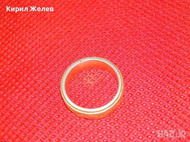 СТАР СТИЛНО ОРНАМЕНТИРАН СРЕБЪРЕН ПРЪСТЕН ХАЛКА ВИСОКА ПРОБА СРЕБРО РЕТРО БИЖУ РЪЧНА ИЗРАБОТКА 43803, снимка 6 - Антикварни и старинни предмети - 44610344