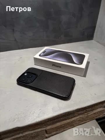 КАТО ЧИСТО НОВ Iphone 15 Pro Blue + подарък, снимка 10 - Apple iPhone - 56533844