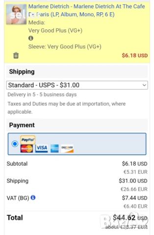 Marlene Dietrich ‎– Marlene Dietrich At The Cafe De Paris Издание на Columbia 🇺🇸 USA 1955г - MONO , снимка 6 - Грамофонни плочи - 53058502