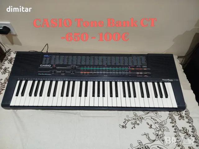 Синтезатор CASIO TONE BANK CT - 650 
