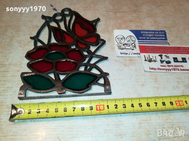 ВИТРАЖ ОТ ФРАНЦИЯ 16Х11СМ 1112211801