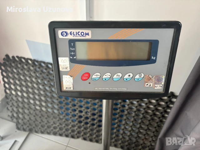 Електронен Кантар везна еликом заверен , снимка 2 - Везни - 51052005