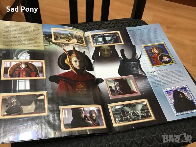 Star Wars Episode 1 Merlin 1999 Sticker Collection албум със стикери, снимка 3 - Нумизматика и бонистика - 44272301