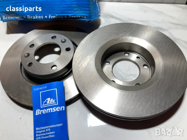 Спирачни дискове ATE за Ситроен ХМ и Пежо 605 / CITROEN XM, PEUGEOT 605, снимка 2 - Части - 50662454
