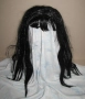 Перука от изкуствена коса 70 см черна права, отлична, снимка 2