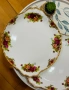 Кръгло плато Royal Albert-Old Country Roses, снимка 4