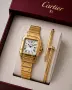 Cartier комплект часовник и гривна, снимка 1