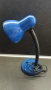Настолна лампа, 1 x E27, 60 W, синя, снимка 4