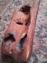 Махагонова маска ритуална стара дървена традиционно изкуство от Африка 43738, снимка 5