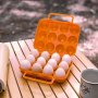 4532 Кутия за съхранение на яйца с дръжка, снимка 1 - Органайзери - 44479268