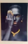 картини канава "Black African woman" светещи. , снимка 4