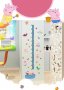 Пепа Пиг peppa pig метър за стена и мебел детска стая лепенка стикер самозалепващ, снимка 2