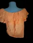 Дамска оранжева блузка, снимка 2