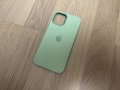 Оригинален силиконов калъф за iPhone 12 Pro Max Silicone Case кейс Зелен, снимка 1 - Калъфи, кейсове - 42855404