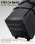OutdoorMaster Подплатена пътна чанта за голф с подсилени колела, 900D, снимка 5