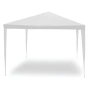 Градинска шатра тип "павилион", 3x3м, Водоустойчива, Прахово боядисана стомана, Бяла, снимка 5