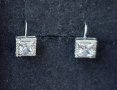 Два различни чифта / Сребърни обеци с Моисанит / проба 925  , снимка 3