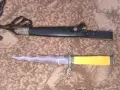Нож кама с кожена капия., снимка 1