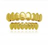 Hip Hop Grillz 8 set / Хип хоп грилз 8 комплект - Gold, снимка 3