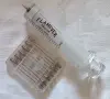 Винтидж френска стъклена спринцовка Flamiver и унгарски винтидж игли Medicor Record. , снимка 1