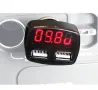  Елетрически вотметър 12/24V с 2 USB порта - 1629, снимка 5